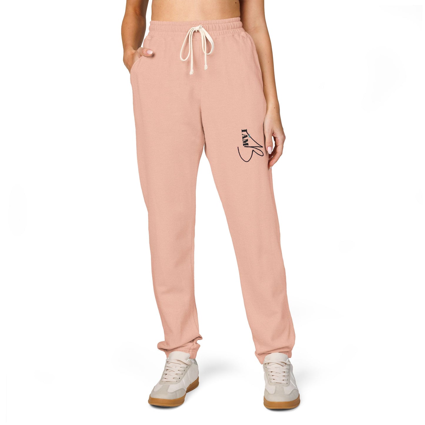 I am logo Men's Fleece Lounge Pants