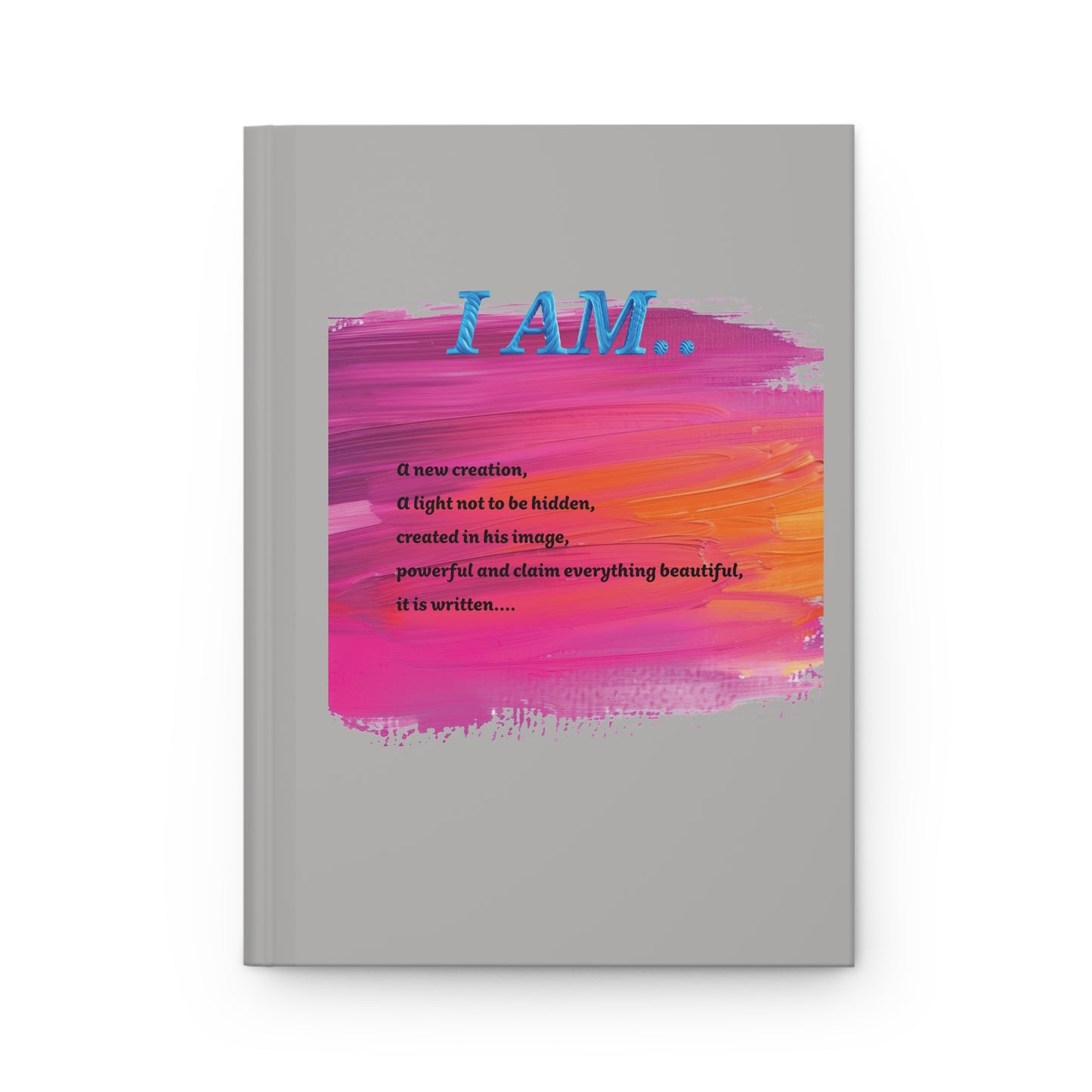 Personalized Inspirational Hardcover Journal/ Back to school