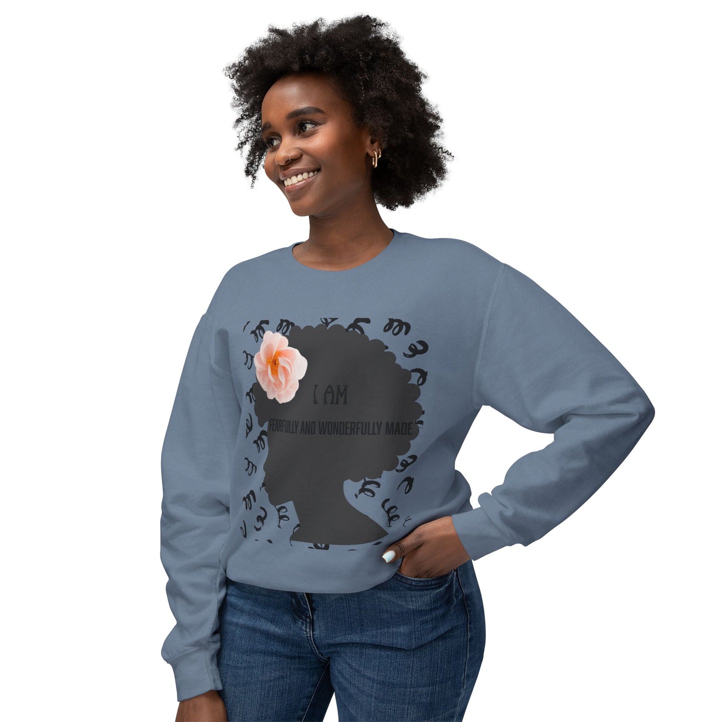 I am Fearfully and wonderfully made Crewneck Sweatshirt/ Women's/ Back to school