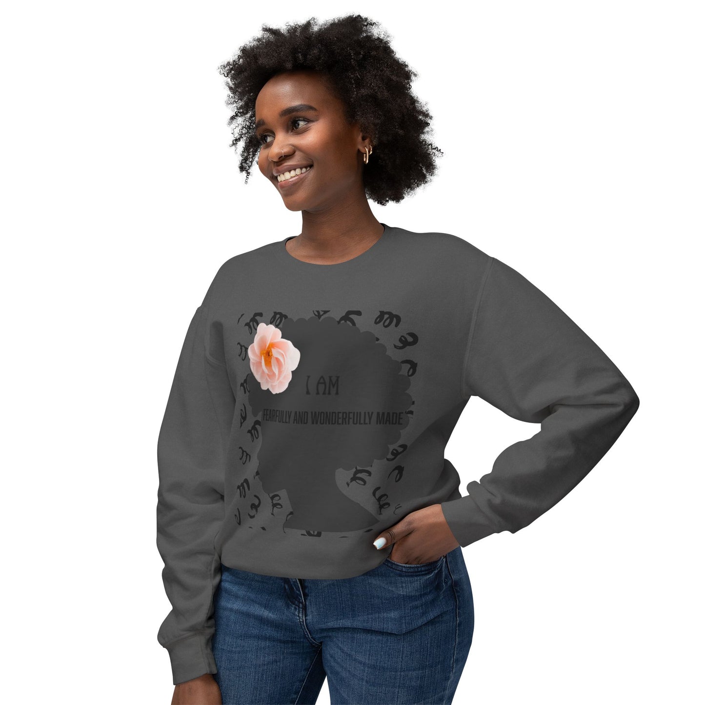 I am Fearfully and wonderfully made Crewneck Sweatshirt/ Women's/ Back to school