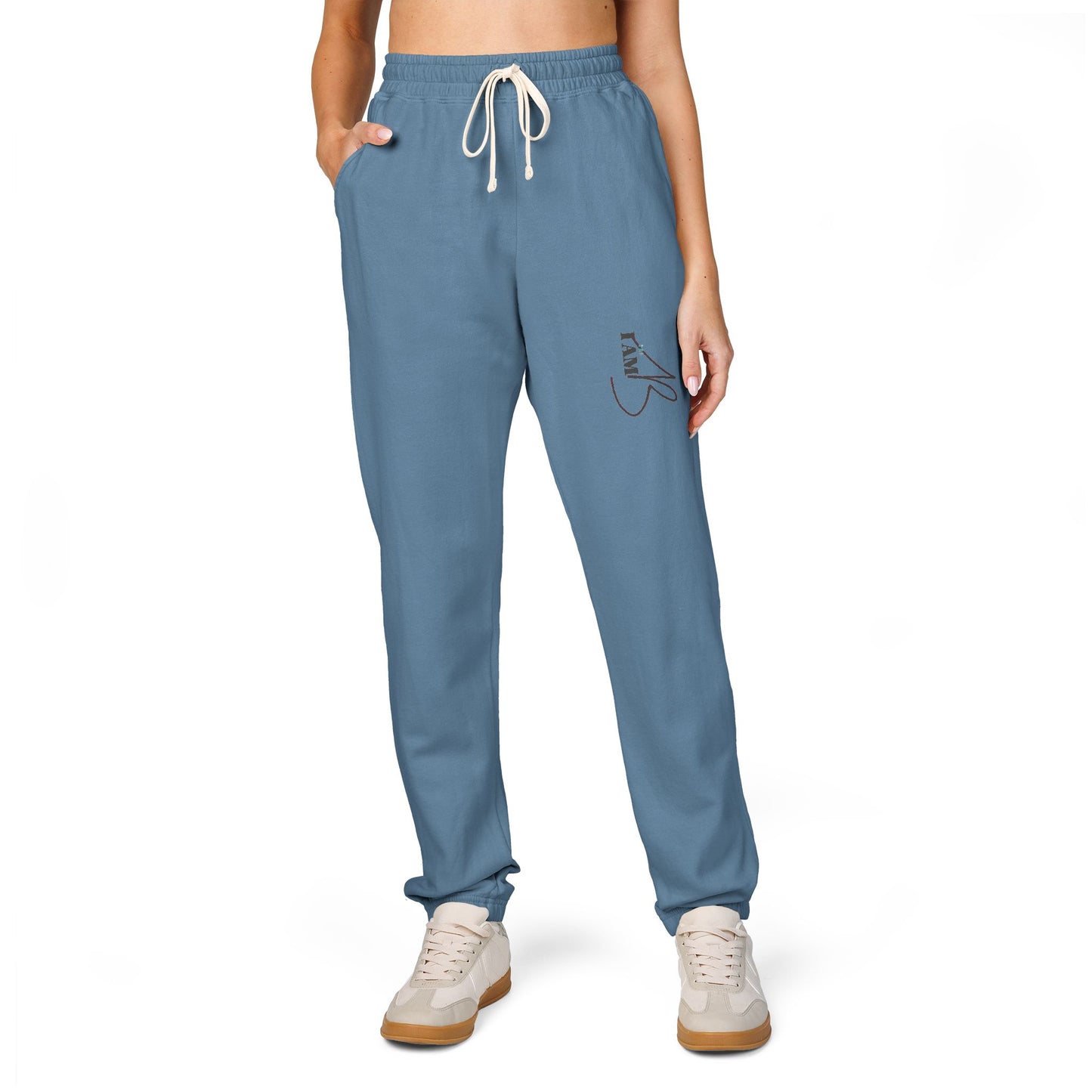 I am logo Men's Fleece Lounge Pants