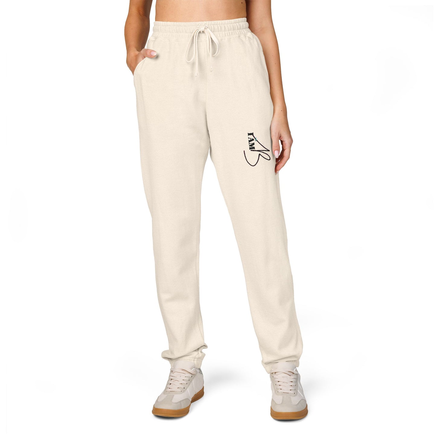 I am logo Men's Fleece Lounge Pants