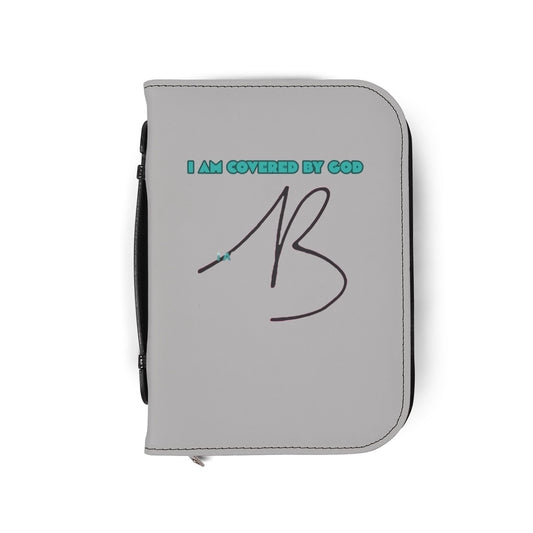 Inspirational Bible Cover with 'I Am Covered by God' Design (Can be personalized) Holiday