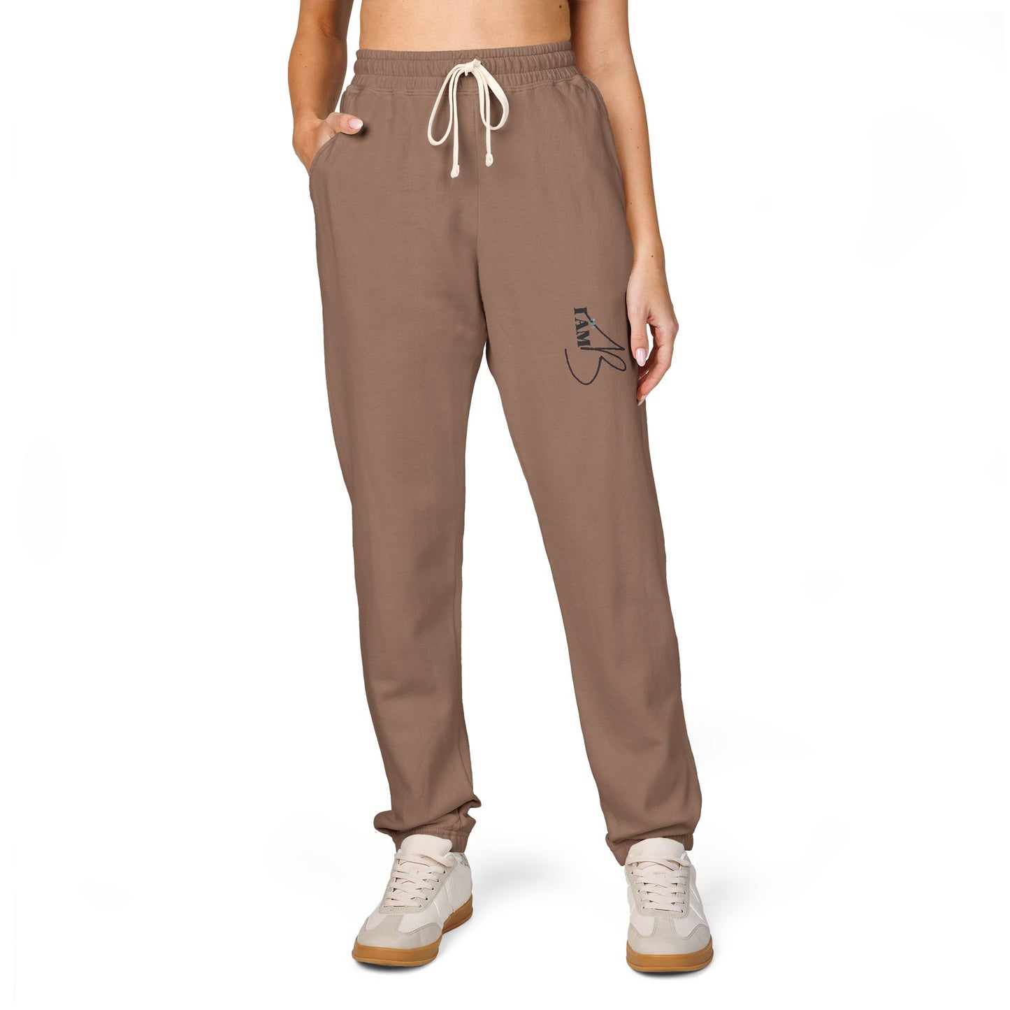 I am logo Men's Fleece Lounge Pants
