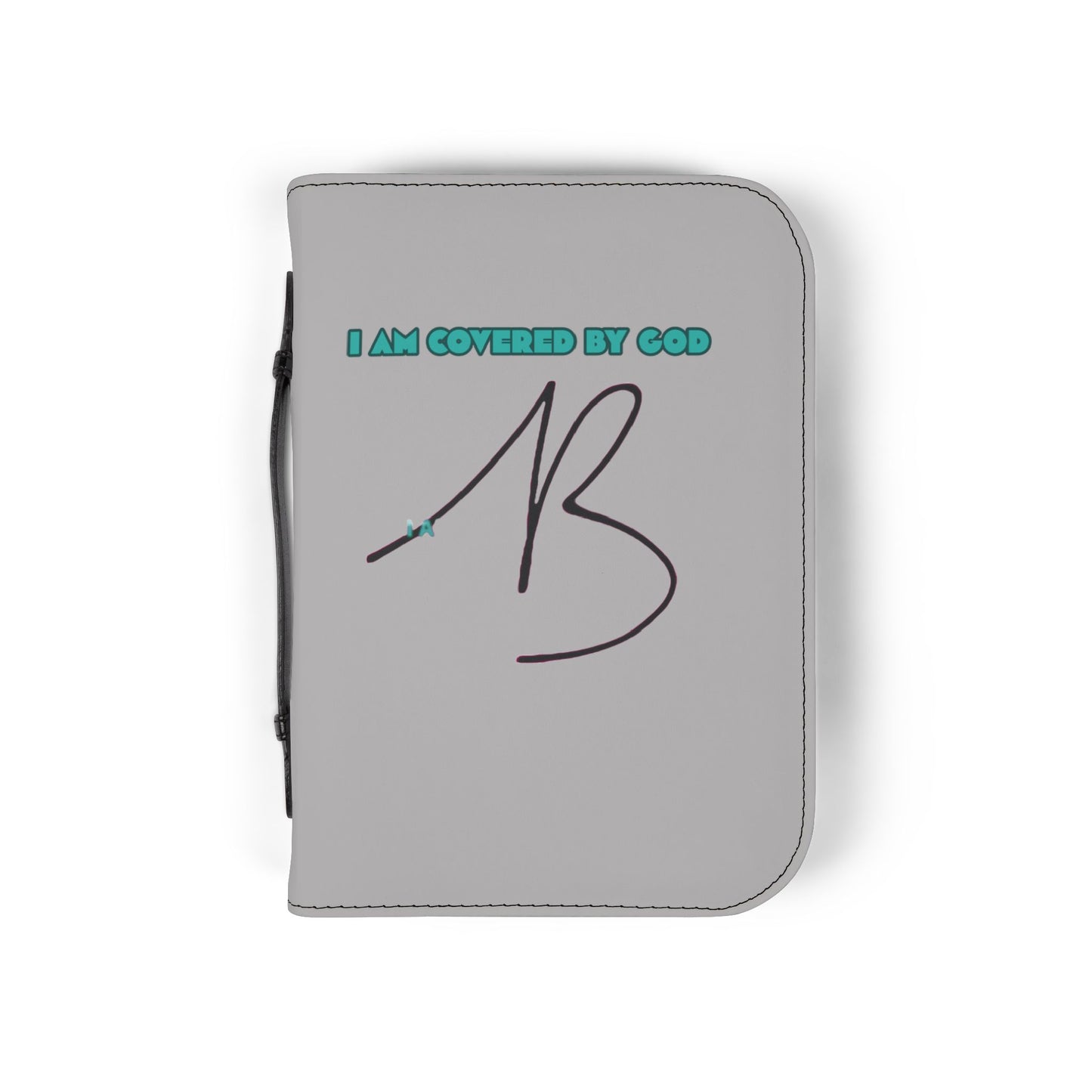 Inspirational Bible Cover with 'I Am Covered by God' Design (Can be personalized)