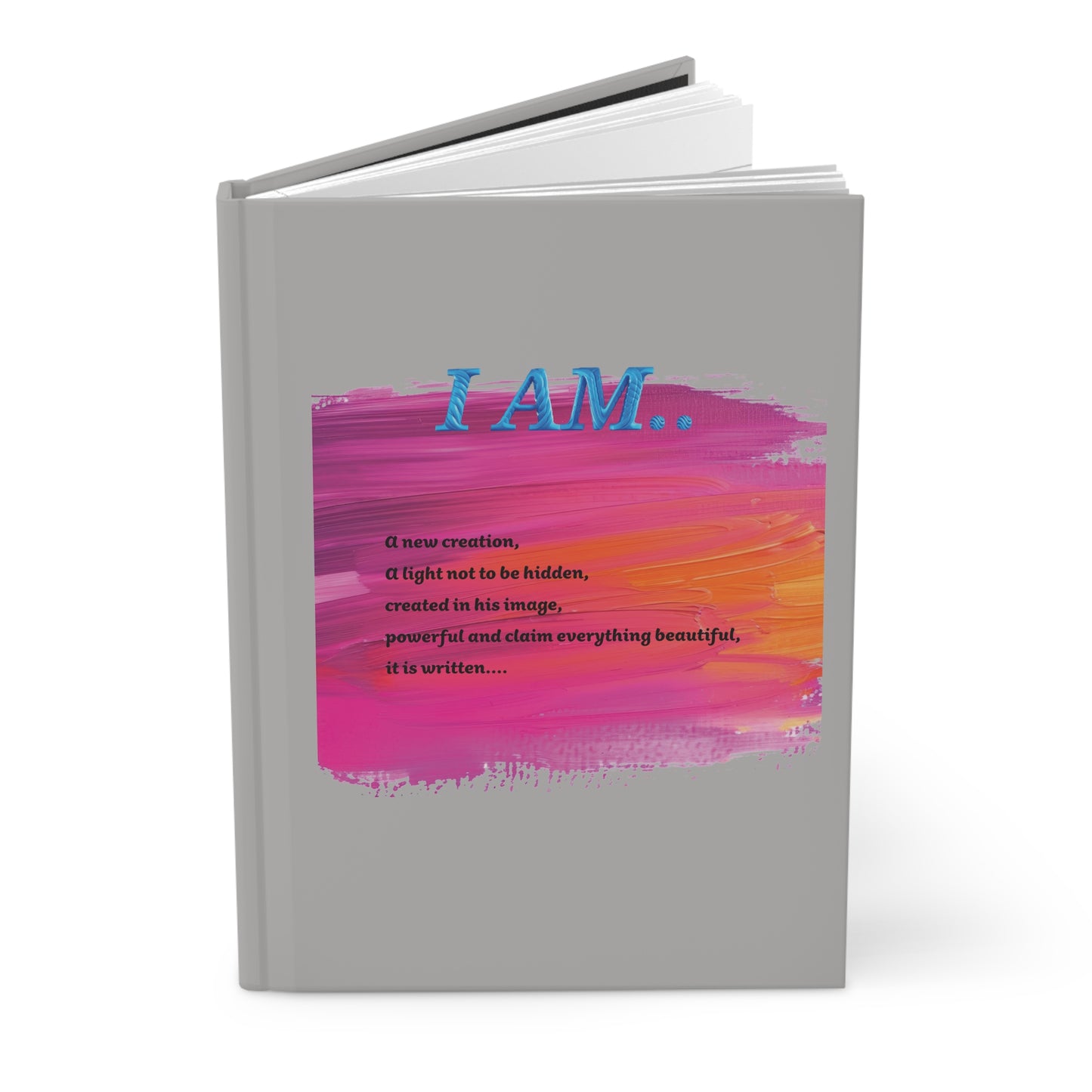 Personalized Inspirational Hardcover Journal/ Back to school