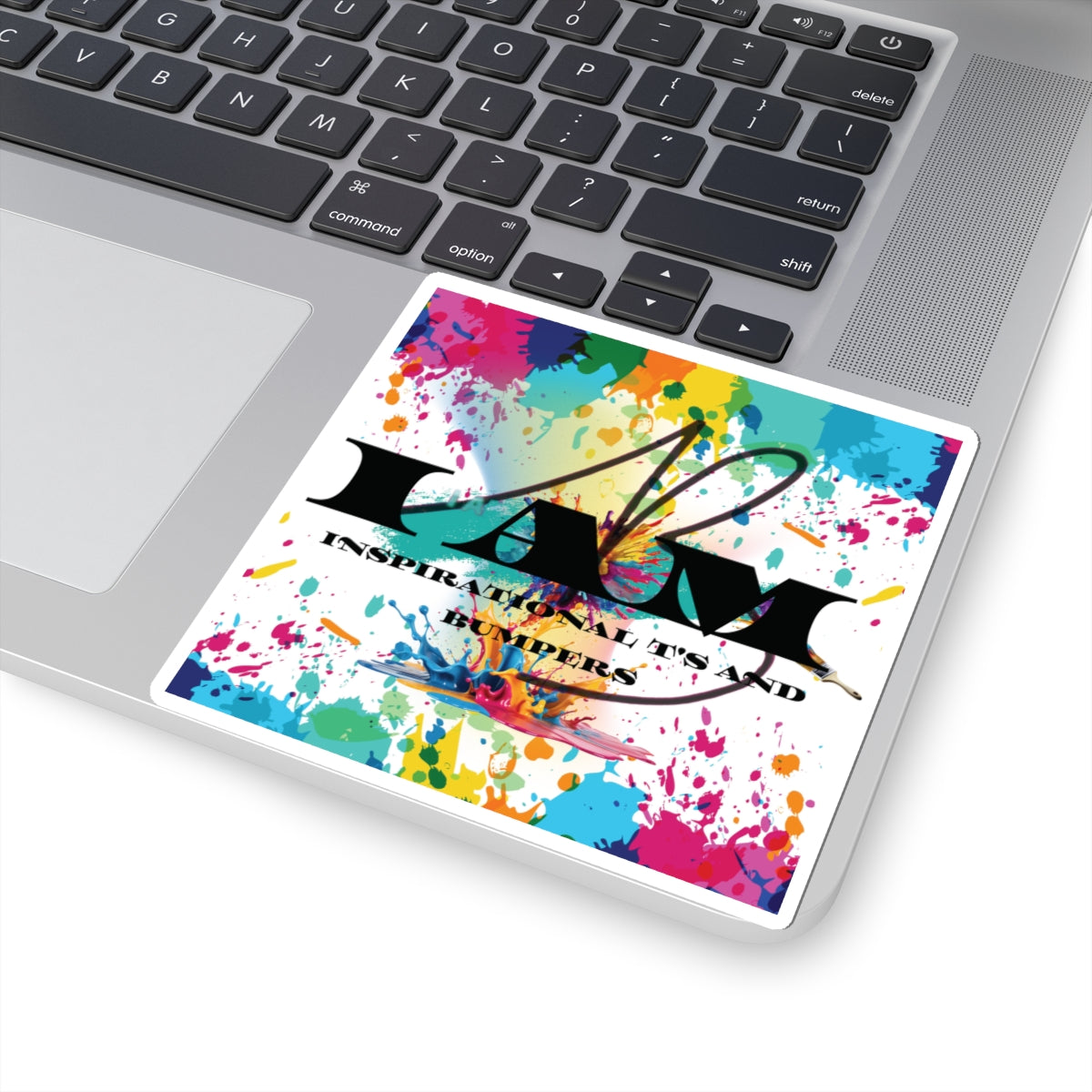 I AM Inspirational Designs, Colorful Laptop Stickers, Motivational Bumper Stickers Back to school