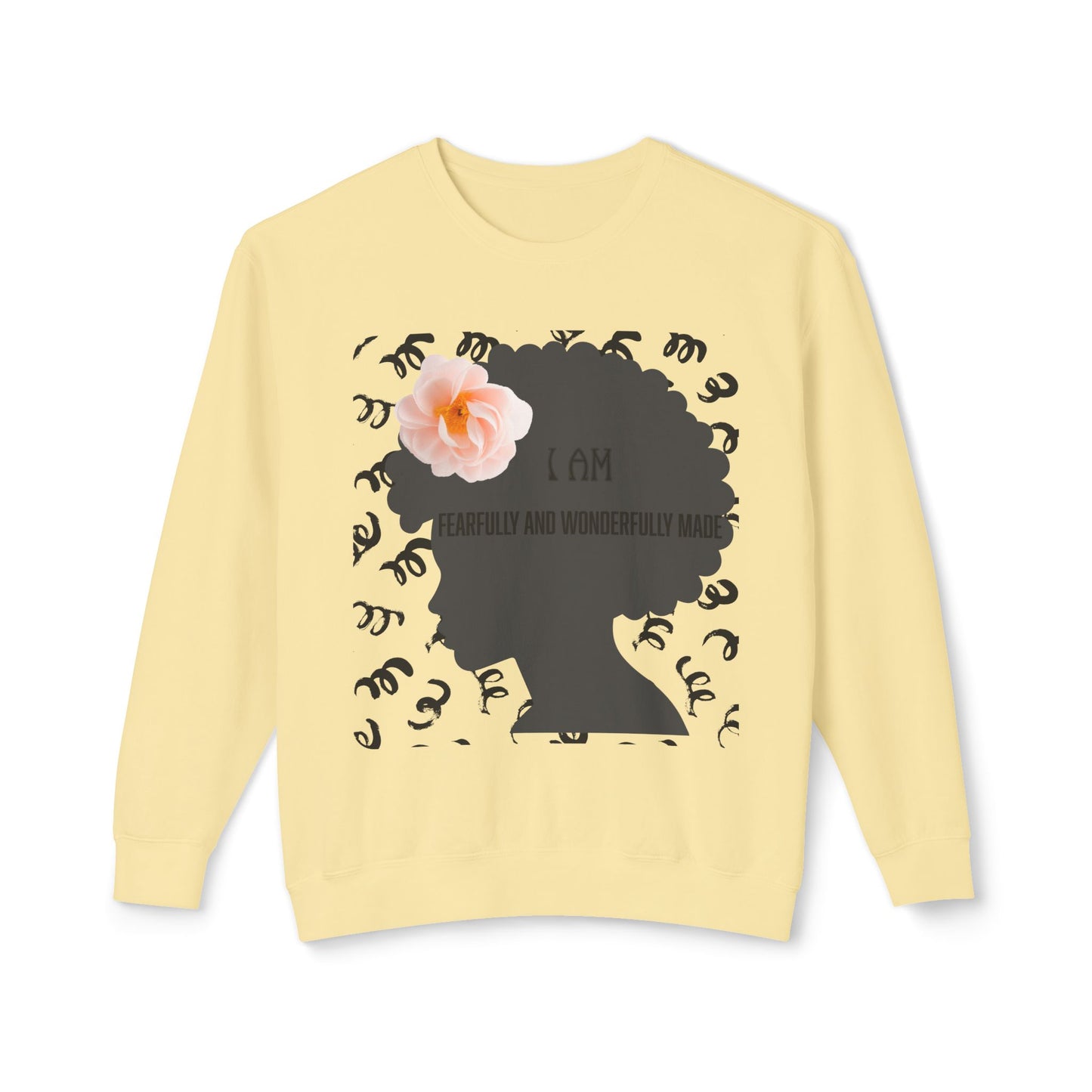 I am Fearfully and wonderfully made Crewneck Sweatshirt/ Women's/ Back to school