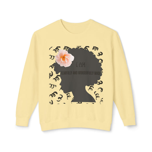 I am Fearfully and wonderfully made Crewneck Sweatshirt/ Women's/ Back to school