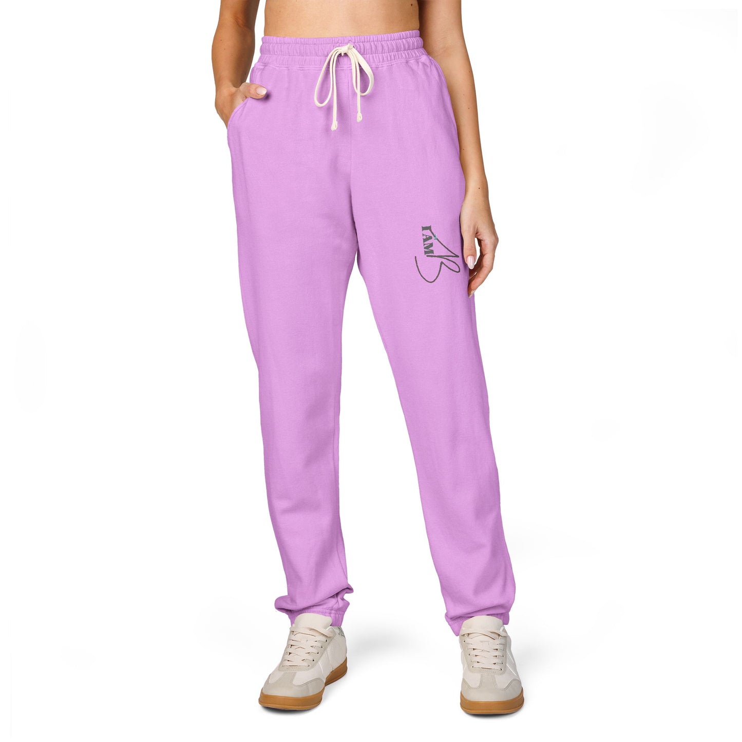 I am logo Men's Fleece Lounge Pants
