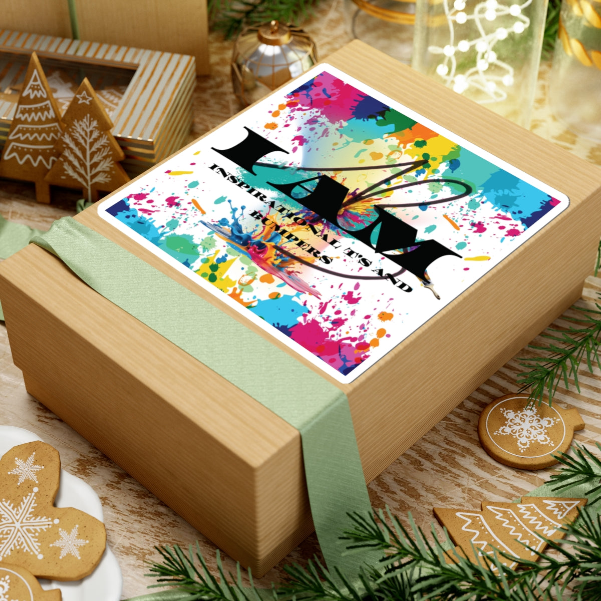 I AM Inspirational Designs, Colorful Laptop Stickers, Motivational Bumper Stickers Back to school