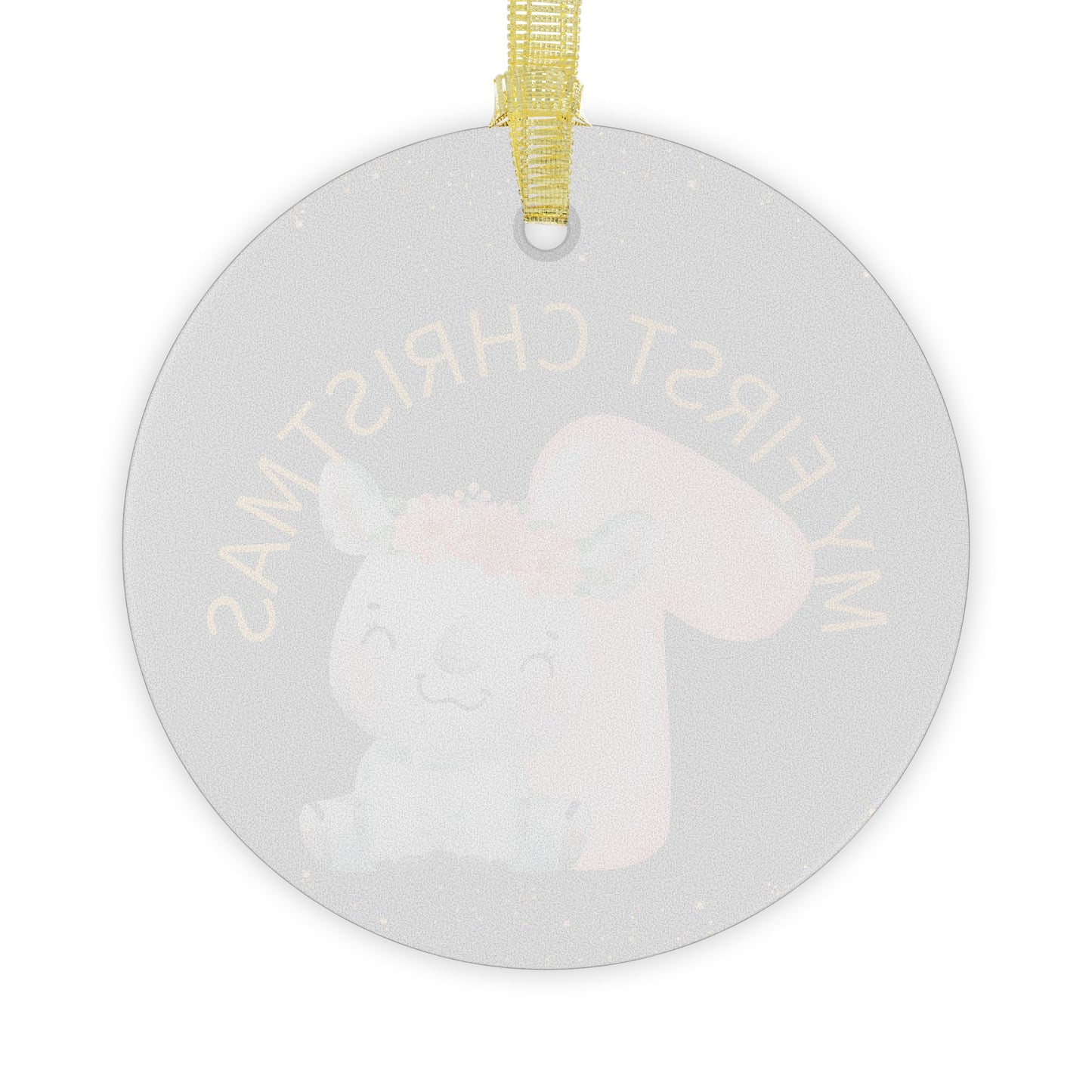 My first Christmas Glass Ornaments/ Holiday