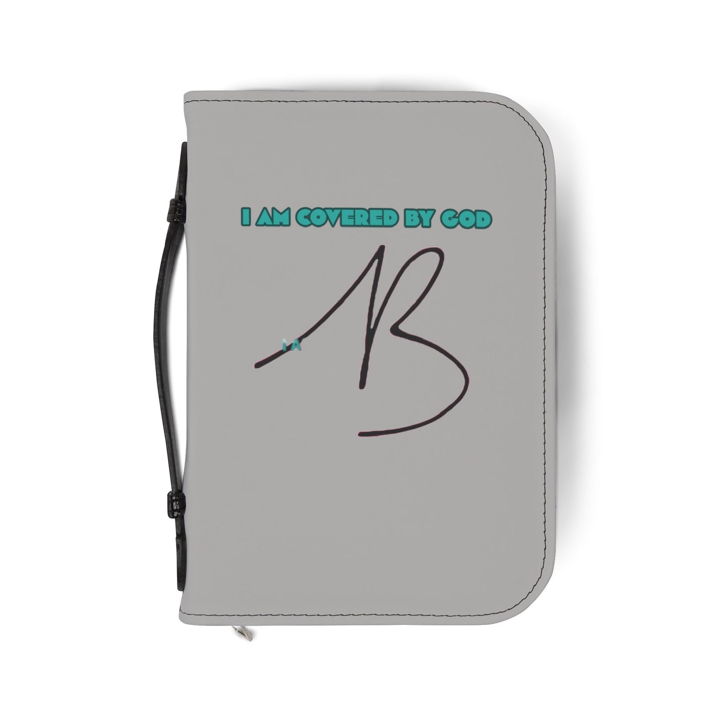 Inspirational Bible Cover with 'I Am Covered by God' Design (Can be personalized)