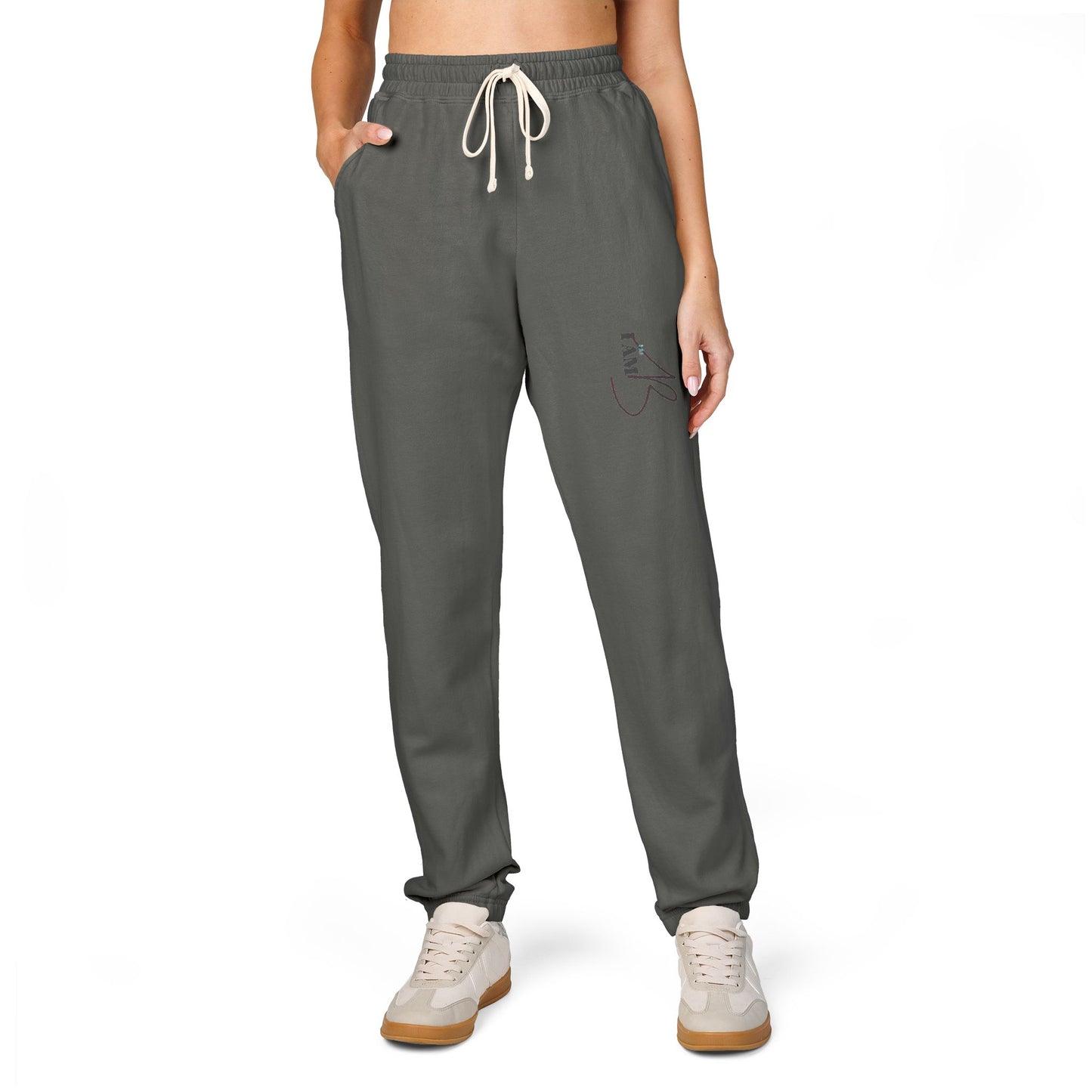 I am logo Men's Fleece Lounge Pants