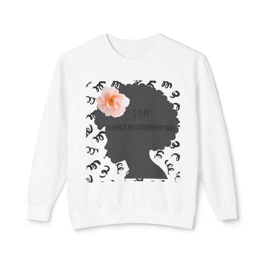 I am Fearfully and wonderfully made Crewneck Sweatshirt/ Women's/ Back to school