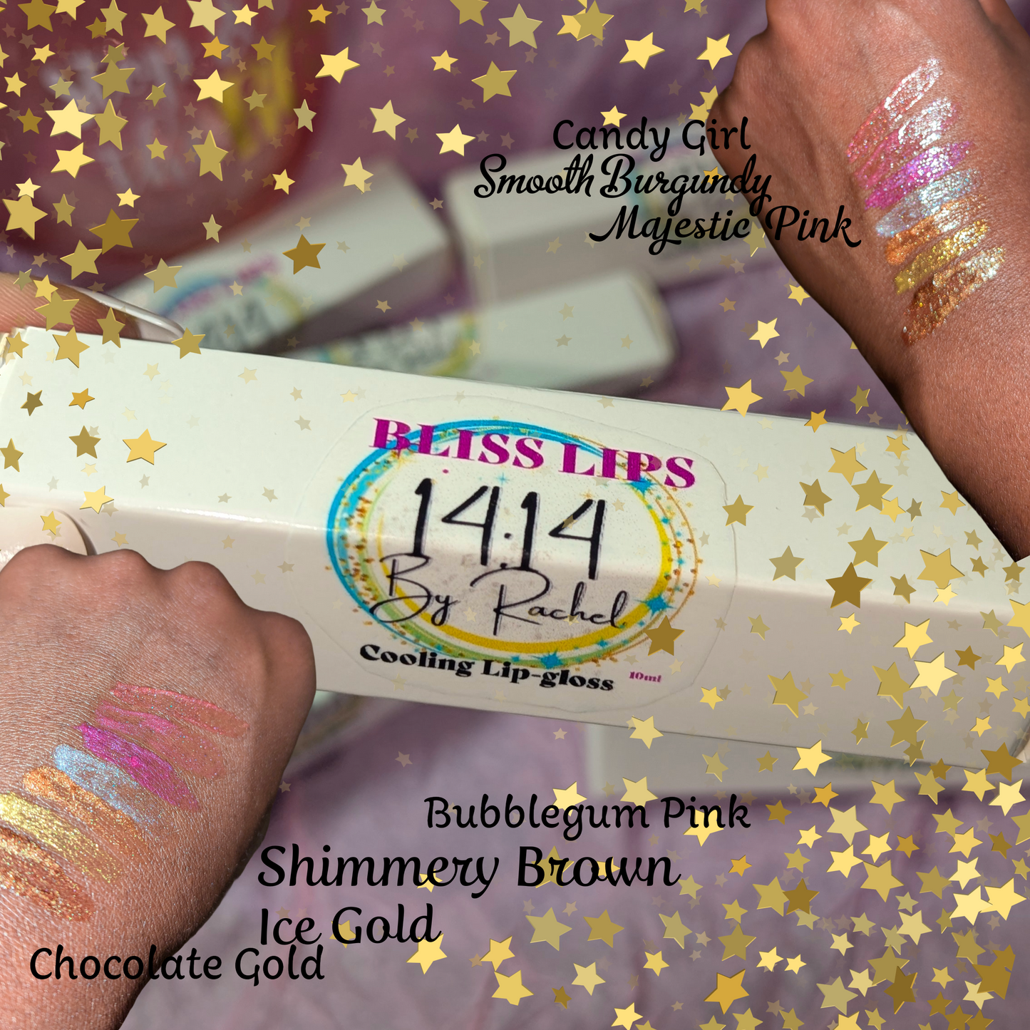 Cooling Lip Gloss (assorted colors) Beauty 1414byRachel brand